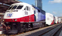 Image of freight train in station